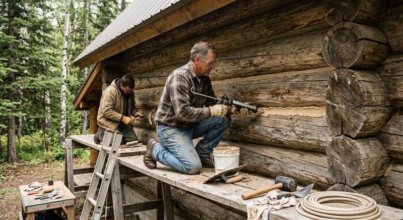 Log Home Repair in Santa Rosa, CA