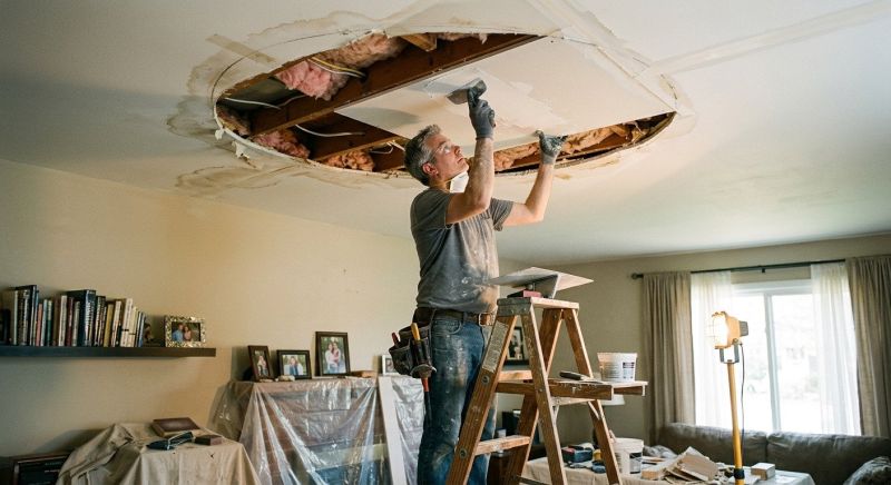 Leaking Ceiling Repair in Santa Rosa, CA